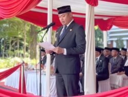 Inspektur Upacara Hari Amal Bhakti Ke-79, Bupati Gowa Sampaikan Sambutan Menteri Agama RI