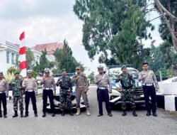 Personel Polisi, TNI, dan Satpol PP Luwu Timur Perketat Penjagaan Kantor Bupati dan DPRD