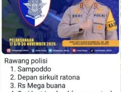 Operasi Zebra Pallawa, Ini 11 Titik Lokasi Satlantas Polres Palopo!!