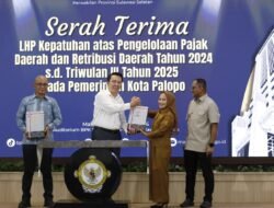 Wali Kota Palopo Terima LHP Semester II/2025 dari BPK, Pengelolaan Pajak dan Retribusi