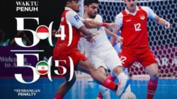 Gagal Cetak Sejarah, Futsal Indonesia Ditekuk Iran 4-5 Adu Penalti